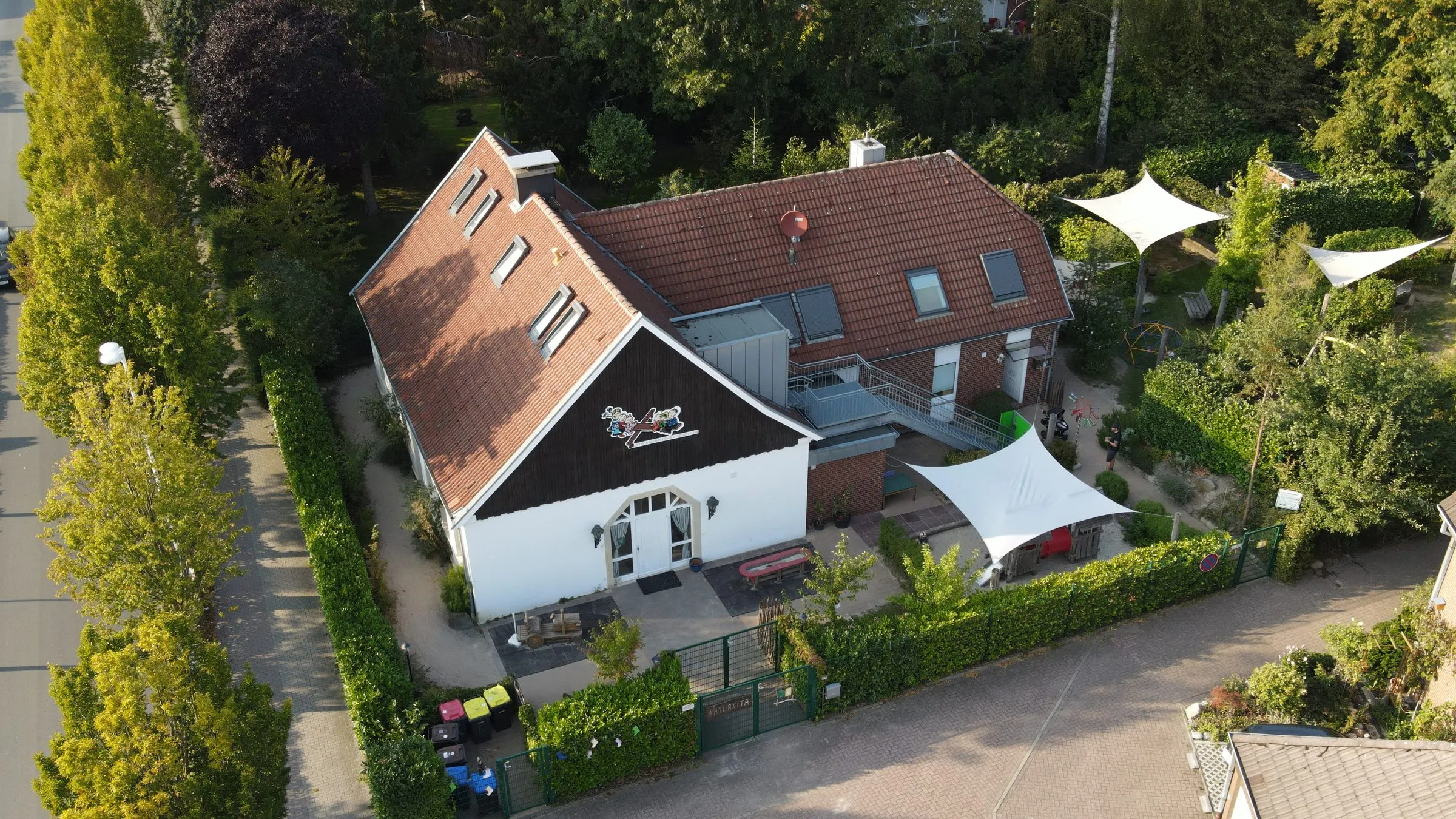 Luftbild vom Gelände der Baumberger Strolche